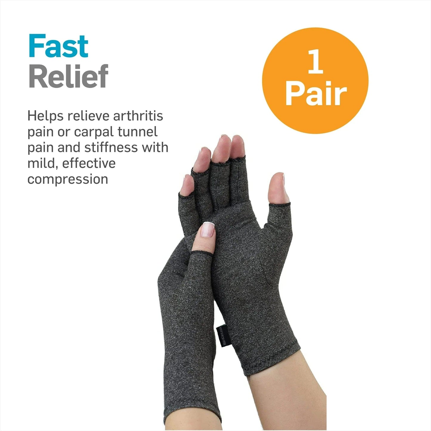 Premium Bamboo Compression Gloves (Pack Of 2)